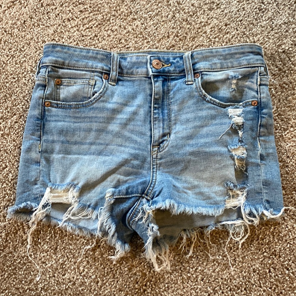 American Eagle size 10 High Rise Shortie, Super Stretch